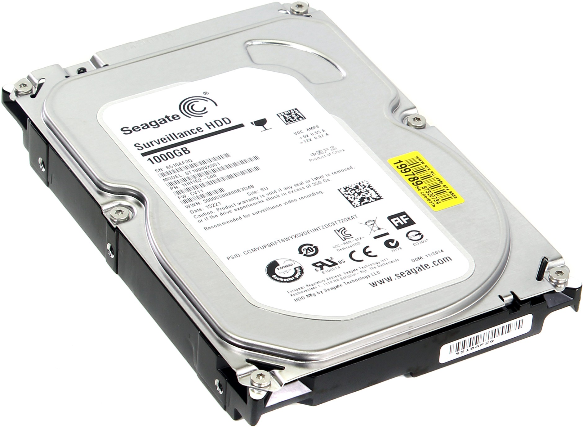 Типы жестких дисков. Жесткий диск Seagate st1000vx001. HDD 1tb Seagate Surveillance. Жесткий диск Seagate st3000vx006. Жесткий диск для систем видеонаблюдения 3.5 HDD 1tb Seagate <st1000vx001> 5900rpm 64 МБ.
