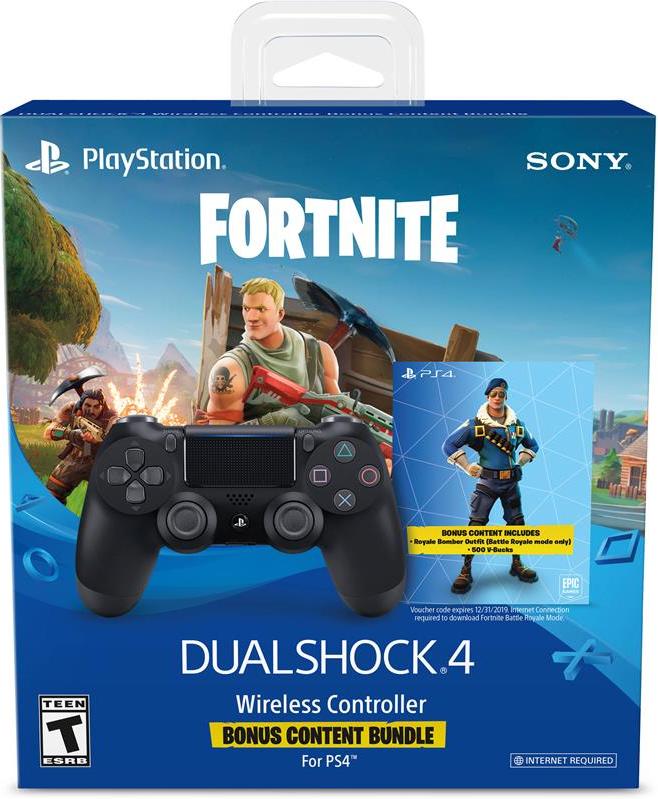 gejmpad sony playstation dualshock v2 jet black fortnite 9757016 - how to download fortnite on ps4 without internet