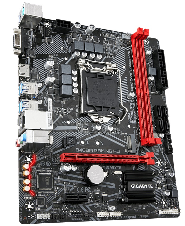 B460m gaming hd gigabyte подключение