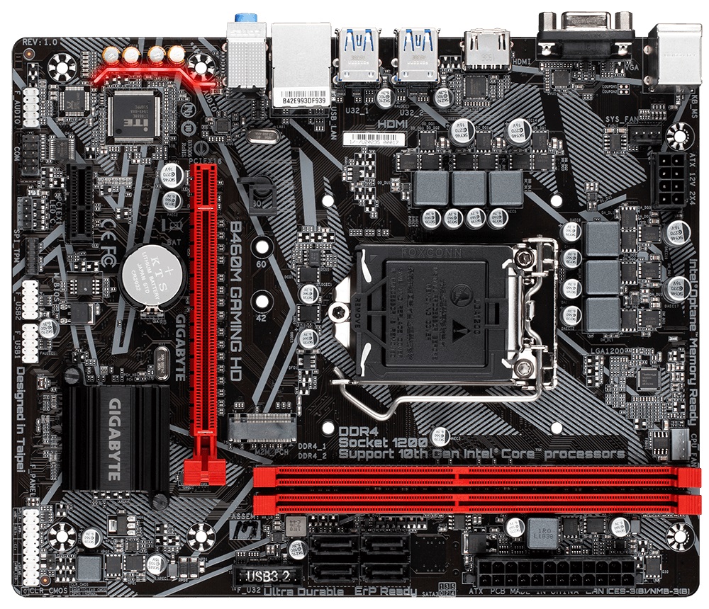 Gigabyte b460m gaming hd совместимость