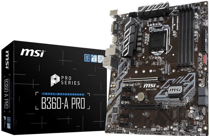 Msi b360 a pro какие процессоры поддерживает