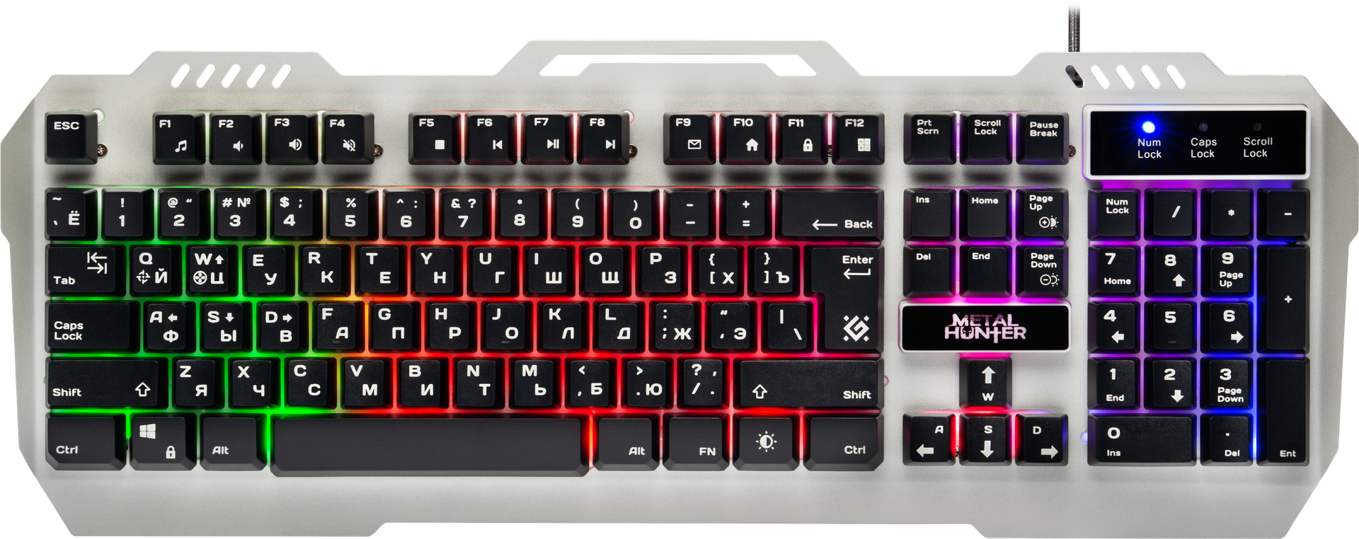 Клавиатура игровая DEFENDER Assault GK-350L, USB (black) 2