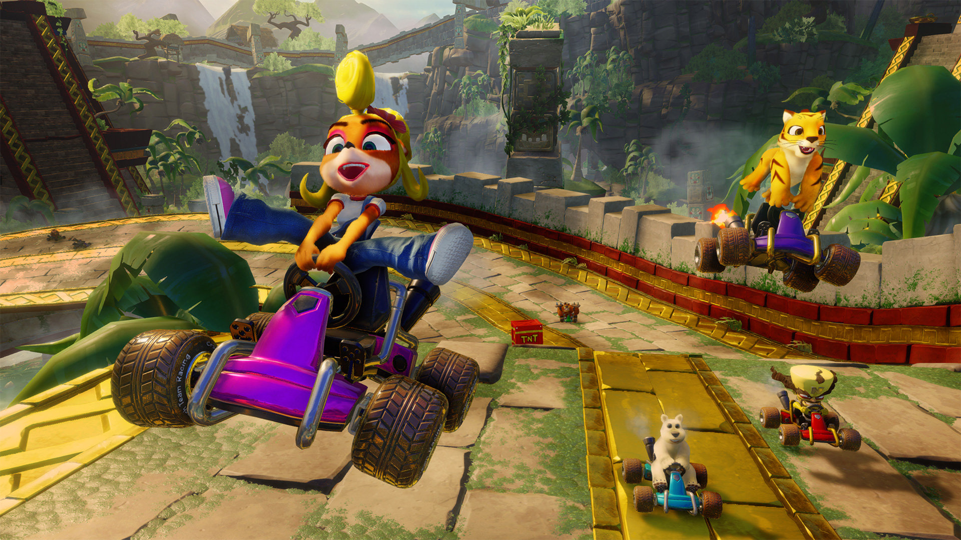 Crash team на пк. Crash Team Racing Nitro-fueled ps4. Crash Nitro Kart ps4. CTR Nitro fueled ps4. Крэш бандикут гонки ПС 4.