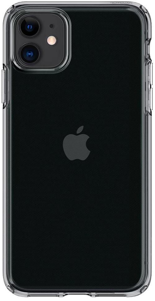 Фото задней крышки. Чехол Spigen для iphone 11. Iphone 11 черный. Iphone 11 Pro чехол Space Grey. Iphone 11 Crystal Case.