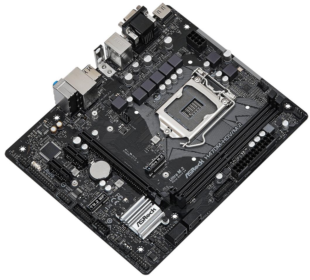 Asrock h470m hdv подключение