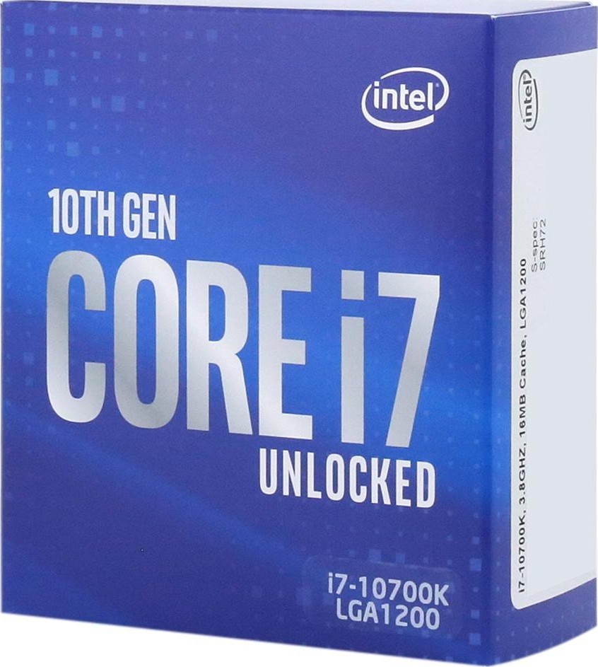 インテル　Core i7-10700K（3.8GHz 8コア 16スレッド）
