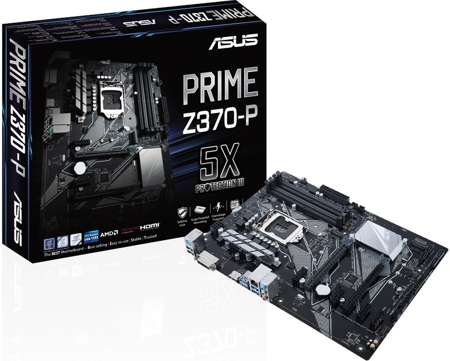 Asus prime z370 p какие процессоры поддерживает