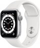 Смарт годинник Apple Watch Series 6 GPS 40mm Silver Aluminium Case with White Sport Band (MG283)