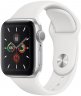 Смарт годинник Apple Watch Series 5 GPS, 40mm Silver Aluminium Case with White Sport Band (MWV62)