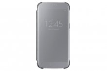 Чохол Samsung для S7 G930 - Clear View Cover cріблястий