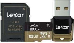 Карта пам'яті Lexar Professional 1800x  Micro SDXC 128 ГБ (LSDMI128CRBEU1800R)