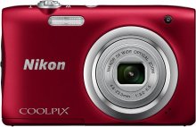 Цифрова фотокамера Nikon Coolpix A100 червона