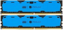 Пам’ять GoodRam Iridium Blue DDR4 2x4 ГБ (IR-B2400D464L15S/8GDC)