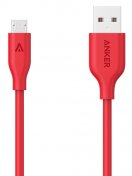 Кабель USB Anker Powerline AM / Micro USB 1.8 м червоний
