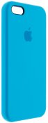 Чохол HiC for iPhone 5 - Silicone Case Blue  (A-008)