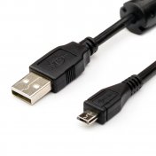 Кабель ATcom AM / Micro USB 0.8m Black (9174 )