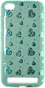 Чохол Milkin for Xiaomi redmi 5A - Glitter Heart series Superslim Green