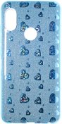 Чохол Milkin for Xiaomi redmi Note 5 Pro - Glitter Heart series Superslim Blue