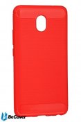 Чохол BeCover for Meizu M5 Note - Carbon Series Red  (701383)