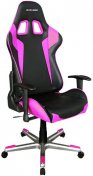Крісло ігрове DXRacer Formula OH/FH00/NP Vinil+PU шкіра, Al основа, Black/Purple