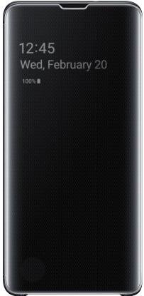Чохол Samsung for Galaxy S10 G973 - Clear View Cover Black  (EF-ZG973CBEGRU)