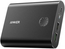 Батарея універсальна Anker PowerCore Plus 13400mAh QC3.0 2xUSB Black (A1316H11)
