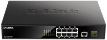 Switch, 10 ports, D-Link DGS-1010MP 10/100/1000Mbps, 1xSFP, PoE