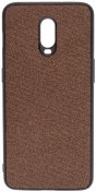 Чохол Milkin for OnePlus 6T - Creative Fabric Phone Case Brown