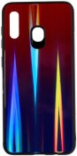 Чохол MiaMI for Samsung A20 2019 A205 - Glass Case Gradient Violet Barca