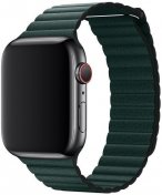 Ремінець HiC for Apple Watch 38/40 - Leather Loop Band Forest Green (13536forest_green)