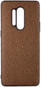 Чохол Milkin for OnePlus 8 Pro - Creative Fabric Phone Case Brown  (MC-FC-OP8P-BR)