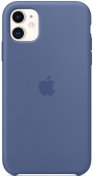 Чохол HiC for iPhone 11 - Silicone Case Linen Blue