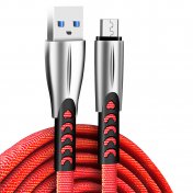 Кабель ColorWay Zinc Alloy AM / Micro USB 1m Red (CW-CBUM011-RD)