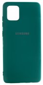 Чохол Device for Samsung Note 10 Lite - Original Silicone Case HQ Dark Green