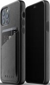 Чохол MUJJO for iPhone 12/12 Pro - Full Leather Wallet Black  (MUJJO-CL-008-BK)