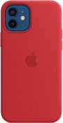 Чохол HiC for iPhone 12/12 Pro - Silicone Case without MagSafe Red