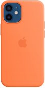 Чохол HiC for iPhone 12 mini - Silicone Case without MagSafe Kumquat