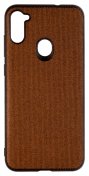 Чохол Milkin for Samsung A11 A115 2020 - Creative Fabric Phone Case Brown  (MC-FC-SMA11-BR)