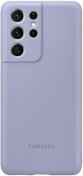 Чохол Samsung for Galaxy S21 Ultra G998 - Silicone Cover Violet  (EF-PG998TVEGRU)