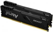 Оперативна пам’ять Kingston FURY (ex. HyperX) Beast XMP Black DDR4 2x8GB (KF432C16BBK2/16WP)