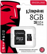 Карта пам'яті Kingston C10 A1 pSLC Micro SDHC 8GB with Adapter (SDCIT2/8GB)
