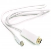 Кабель PowerPlant mini DisplayPort / HDMI 1m White (CA912131)
