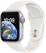 Смарт годинник Apple Watch Series SE 2 GPS 40mm Silver Aluminium Case with White Sport Band  (MNJV3)