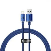 Кабель Baseus Crystal Shine Series 2.4A AM / Lightning 1.2m Blue (CAJY000003)