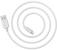 Кабель BOROFONE BX14 LinkJet 2.4A AM / Lightning 1m White  (BX14L1W)