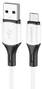 Кабель BOROFONE BX79 2.4A AM / MicroB 1m White (BX79MW)