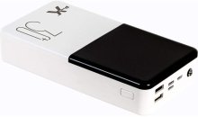 Батарея універсальна PowerX Q500 30000mAh White  (Q500 30000mAh,(LCD) White)