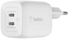 Зарядний пристрій Belkin Home Charger GAN 45W White  (WCH011VFWH)