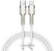 Кабель Baseus Cafule Metal PD 20W Type-C / Lightning 1m White (CATLJK-A02)