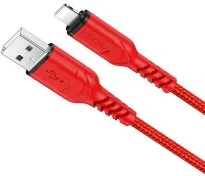 Кабель Hoco X59 Victory 2.4A AM / Lightning 1m Red (6931474744876)